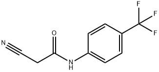 2-cyano-N-[4-(trifluoromethyl)phenyl]acetamide Struktur