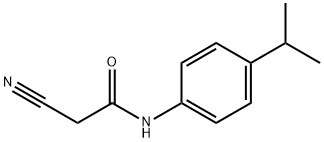 2-氰基-N-(4-丙-2-基苯基)乙酰胺 结构式