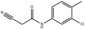 N-(3-chloro-4-methylphenyl)-2-cyanoacetamide Structure