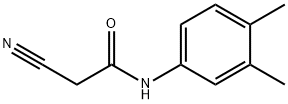 2-CYANO-N-(3,4-DIMETHYL-PHENYL)-ACETAMIDE Structure