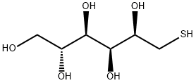 D-Glucitol, 1-thio- Struktur