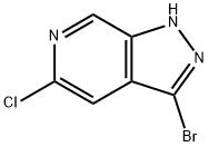 1H-Pyrazolo[3,4-c]pyridine,3-broMo-5-chloro- Struktur
