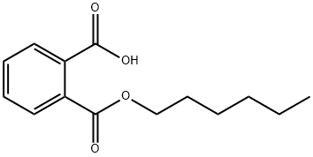 フタル酸モノヘキシル 化学構造式