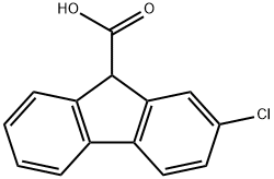 2-クロロ-9H-フルオレン-9-カルボン酸 化学構造式
