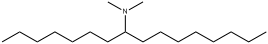 N,N-Dimethyl-1-heptylnonylamine Structure