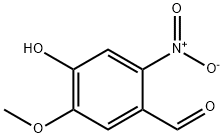 4-羟基-5-甲氧基-2-硝基苯甲醛, 2454-72-0, 结构式