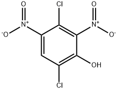 3,6-Dichloro-2,4-dinitrophenol 结构式