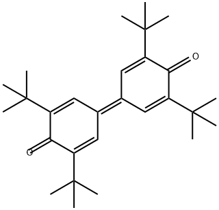 3,3',5,5'-四叔丁基-4,4'-联苯醌,2455-14-3,结构式