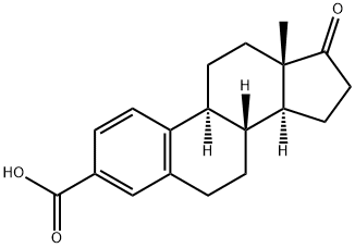 Estra-1,3,5(10)-triene-3-carboxylic acid, 17-oxo- Struktur