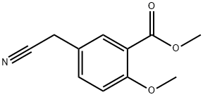 METHYL 5-(CYANOMETHYL)-2-METHOXYBENZOATE Structure