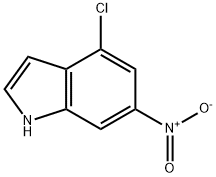 1H-Indole, 4-chloro-6-nitro- Structure