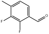 2,3-二氟-4-甲基苯甲醛,245536-50-9,结构式