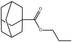 propyl 1-adaMantanecarboxylate Structure