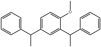 2,4-Bis(α-methylbenzyl)anisole 结构式