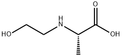 L-Alanine, N-(2-hydroxyethyl)- (9CI) Structure