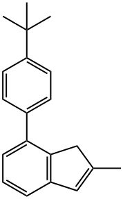 7-(4-叔丁基苯基)-2-甲基-1H-茚 结构式
