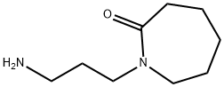 1-(3-アミノプロピル)ヘキサヒドロ-2H-アゼピン-2-オン 化学構造式
