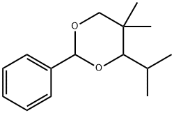 4-isopropyl-5,5-dimethyl-2-phenyl-1,3-dioxane Struktur