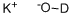 POTASSIUM DEUTEROXIDE Structure