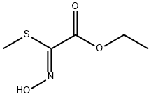 Acetic acid, (hydroxyimino)(methylthio)-, ethyl ester, (2Z)- (9CI) Structure