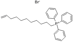 (10-UNDECEN-1-YL)TRIPHENYLPHOSPHONIUM BROMIDE Struktur