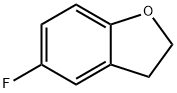5-フルオロ-2,3-ジヒドロベンゾフラン 化学構造式