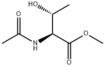 N-乙酰-L-苏氨酸甲酯 结构式