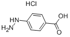 4-Hydrazinobenzoic acid hydrochloride Struktur