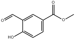 METHYL 3-FORMYL-4-HYDROXYBENZOATE Structure