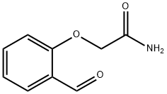 2-(2-ホルミルフェノキシ)アセトアミド 化学構造式