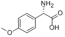 S-4-甲氧基苯甘氨酸, 24593-48-4, 结构式
