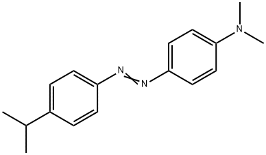 4-(p-Cumenylazo)-N,N-dimethylaniline Struktur