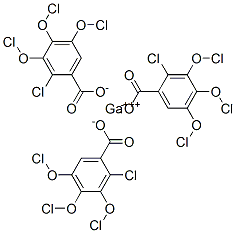 gallium tetrachlorogallate  Struktur