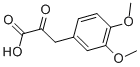 (3,4-二甲氧基苯基)丙酮酸 结构式