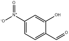 2-ヒドロキシ-4-ニトロベンズアルデヒド 化学構造式