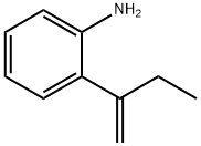 Benzenamine, 2-(1-methylenepropyl)- (9CI) Structure