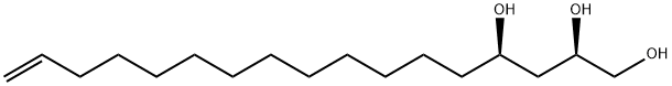 (2R,4R)-16-Heptadecene-1,2,4-triol Struktur