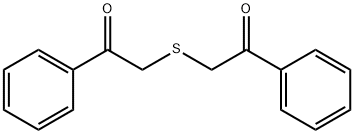 BIS(BENZOYLMETHYL) SULFIDE Structure