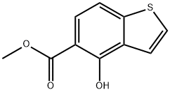Methyl 4-hydroxybenzo[b]thiophene-5-carboxylate Struktur