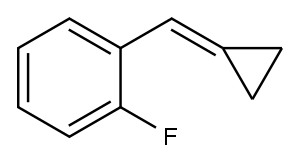 Benzene, 1-(cyclopropylidenemethyl)-2-fluoro- (9CI)|