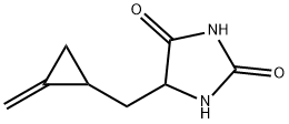 2,4-Imidazolidinedione,  5-[(methylenecyclopropyl)methyl]-  (9CI) Struktur