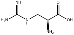 alpha-amino-beta-guanidinopropionic acid Structure