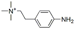 p-Aminophenethyltrimethylammonium Struktur