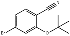 2-TERT-BUTOXY-4-BROMOBENZONITRILE Struktur