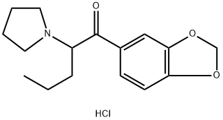 1-(3',4'-Methylenedioxyphenyl)-2-pyrrolidino-1-pentanone hydrochloride