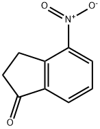 4-ニトロインダン-1-オン 化学構造式