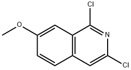 1,3-二氯-7-甲氧基异喹啉 结构式