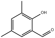2-ヒドロキシ-3,5-ジメチルベンズアルデヒド 化学構造式