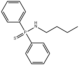 Diphenyl(butylamino)phosphine sulfide Struktur