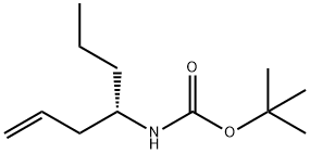 Carbamic acid, [(1S)-1-propyl-3-butenyl]-, 1,1-dimethylethyl ester (9CI) Structure